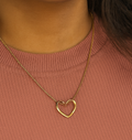 Gold Heart Pendent