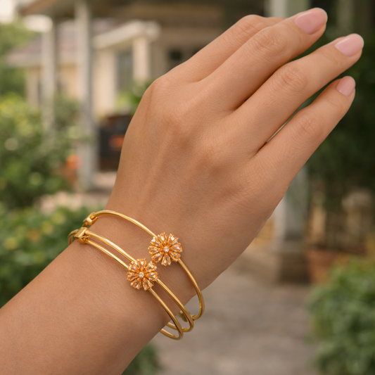 Diamond Rose bangles