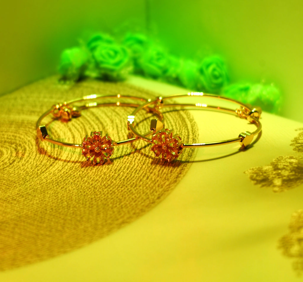 Diamond Rose bangles